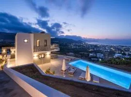 Villa Thea, stunning view, pool, BBQ, Brand new.