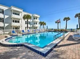 Coastal Condo Escape with Patio Steps to Beach