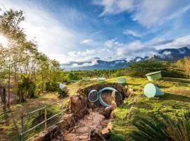 SaffronStays AsanjA Dragonfly, Murbad - hobbit inspired earth-shelter home with plunge pool