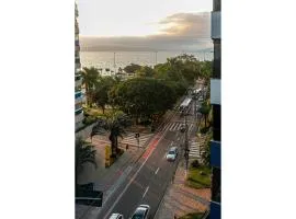 Vista Parcial do MAR | 150m do Shopping #CA40