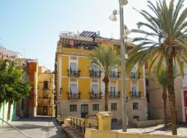 Edificio Amarillo en el Barrio, alojamiento con cocina en Alicante