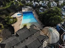Belíssimo resort com casa com banheiras água termal