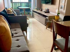 Apartamento com estilo e conforto, hotel perto de Plaza Shopping, Recife