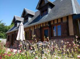 La bergerie, cottage normand 5 pers. avec piano、Épreville-en-Lieuvinのバケーションレンタル