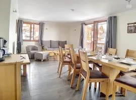 Appartement cosy rénové, balcon, sauna, hammam, proche pistes, WIFI - Hameau des Marmottes - FR-1-344-799