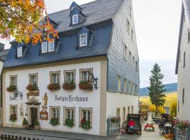 Hotel Rotgiesserhaus, hótel í Kurort Oberwiesenthal