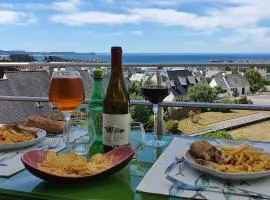 Appartement Bretagne vue mer exceptionnelle sur les hauts d'Erquy au calme ! et au pied du GR34