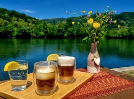 Brvnara DRINA Wooden House Drina, beach hotel in Drlače