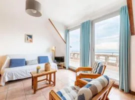 Studio avec grande terrasse et vue mer pour 3 pers