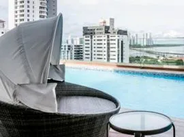 Apartamento Vacacional con Piscina en Panamá