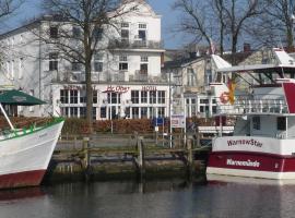 Doppelzimmer Bar, direkt am Alten Strom, hótel í Warnemünde