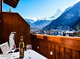Wohnung in Zermatt mit postkarten Matterhornblick