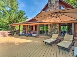 Waterfront Hayesville Home with Kayaks and River Views