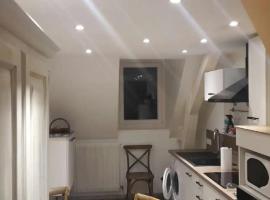 Beau studio au calme proche de la cath&eacute;drale, acomoda&ccedil;&atilde;o com cozinha em Autun