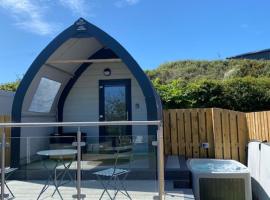 The Midi Pod, campsite in Aberystwyth