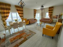 Apartment open view inside a residential complex, hotel with parking in Esenyurt