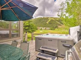 Walk to Ski Lift Copper Mountain Home with Hot Tub
