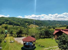 Cabană cu teren de tenis, cabin in Băniţa