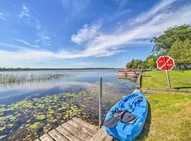 Waterfront Tawas Lake Retreat with Fire Pit!