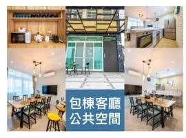 小北歐699民宿廚房火鍋烤肉ktv電動麻將