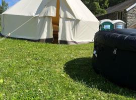 Tipi - Pengarreg, tented camp en Aberystwyth