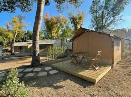 KT-0094 Magnífica Tienda Tipi - Camping Miramar Playa, camping en Torredembarra