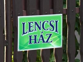 Lencsi ház, beach rental in Abádszalók