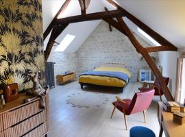 L’Artelier dans ma cour, Cama e café (B&B) em Hermonville