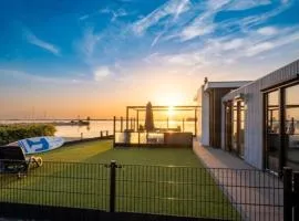 Luxus Cube Meerblick Veluwemeer am Strand in erster Reihe