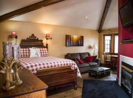 Sundance Suite, 1 Bedroom with fireplace Dogs OK, rental liburan di Estes Park