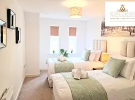 Corporate 2Bed Apartment with Balcony & Free Parking Short Lets Serviced Accommodation Old Town Stevenage by White Orchid Property Relocation