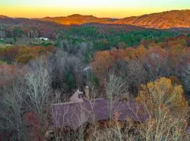 Awe-Inspiring Mountain View - Luxury Cabin with Epic Mountain Views, Hot Tub, Movie Room, Game Room, Library and More