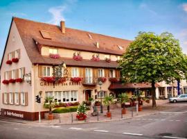 Hotel Krone, hótel í Neuenburg am Rhein