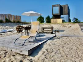 Svencelė에 위치한 호텔 Jaukus modernios architektūros Svencelės namas