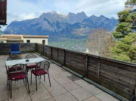 Grosse 2 ZImmer Wohnung mit Terrasse, hotel a Bad Ragaz