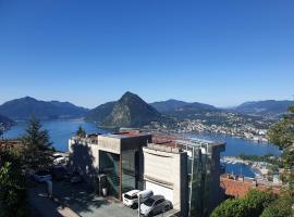 Amazing View, Swimming Pool, Relax: Aldesago, Brè Dağı yakınında bir otel