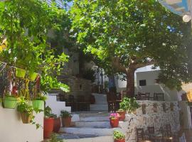 Fasolas square house "FREIDERIKI" is located 30 stairs up from the main road and it is in the old market "fasolas" and next to the museums, alojamento para férias em Filótion