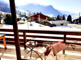 Wonderful flat in Megeve - Beautiful view on surrounding mountains, local para se hospedar em Megève