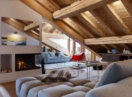 Appartement Contemporain avec Sauna, Cheminée et Parking au Centre de Courchevel 1850 - FR-1-564-35