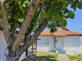 White Clam Vintage House with sea view & garden, hotel in Makrygialos