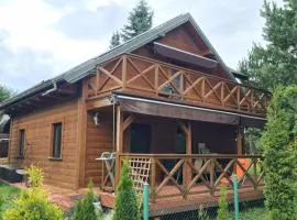Zaciszny dom z plażą nad jeziorem Chańcza