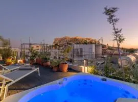 Meno Suite with Private Terrace - Jaccuzzi, Acropolis View