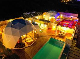 Kalkan Dome Suites & Deluxe-Glamping Holiday in Kalkan, glamping site in Kas