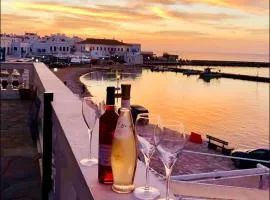 Mykonos Old Harbor Front Suite with Balcony