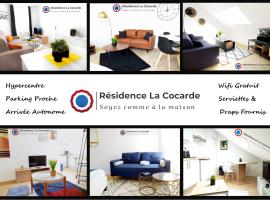 Résidence La Cocarde, Suites type Appartements, хотел в Бурж