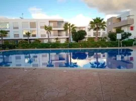 Appartement Imi Ouadar vue Mer, plage et piscine, 82m2, wifi, parking et piscines privées