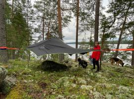 Hideway Glamping Tree tent, luxury tent in Muurame