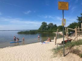 Holiday houses Międzyzdroje Wapnica Marina with private beach and boat facility, campground in Wapnica