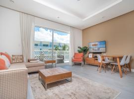 Luxury 1 bed apartment near Seven Mile Beach at The Grove - Villa Flamingo Haven, alojamento na praia em Upper Land