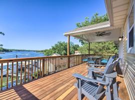 Sunrise Beach Home with Boat Dock on the Ozarks, holiday rental in Sunrise Beach